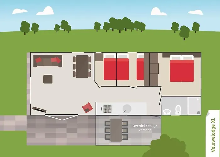 Veluwelodge Xl Met Grillhuis * Voorthuizen